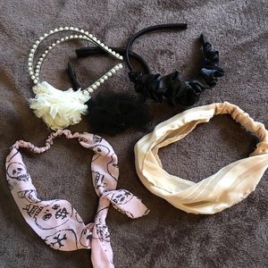 5 headbands as a set
